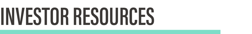 Investor Resources